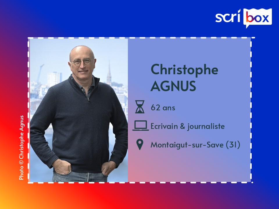 Carte d'identité Christophe Agnus écrivain maritime