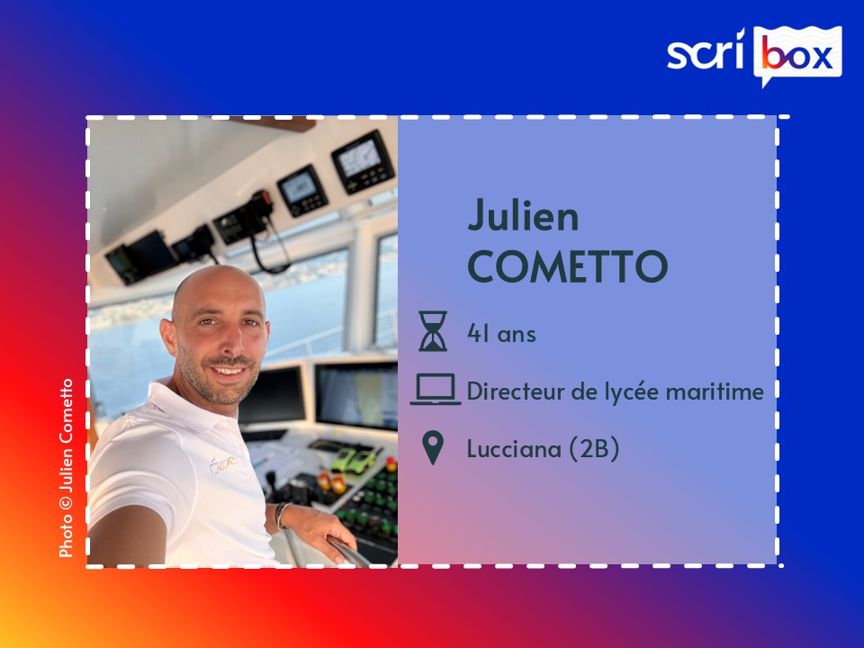 Julien Cometto lycée maritime carte d'identité