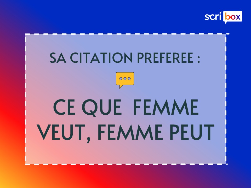 Citation préférée Marie-Louise Giudicelli directrice croisière