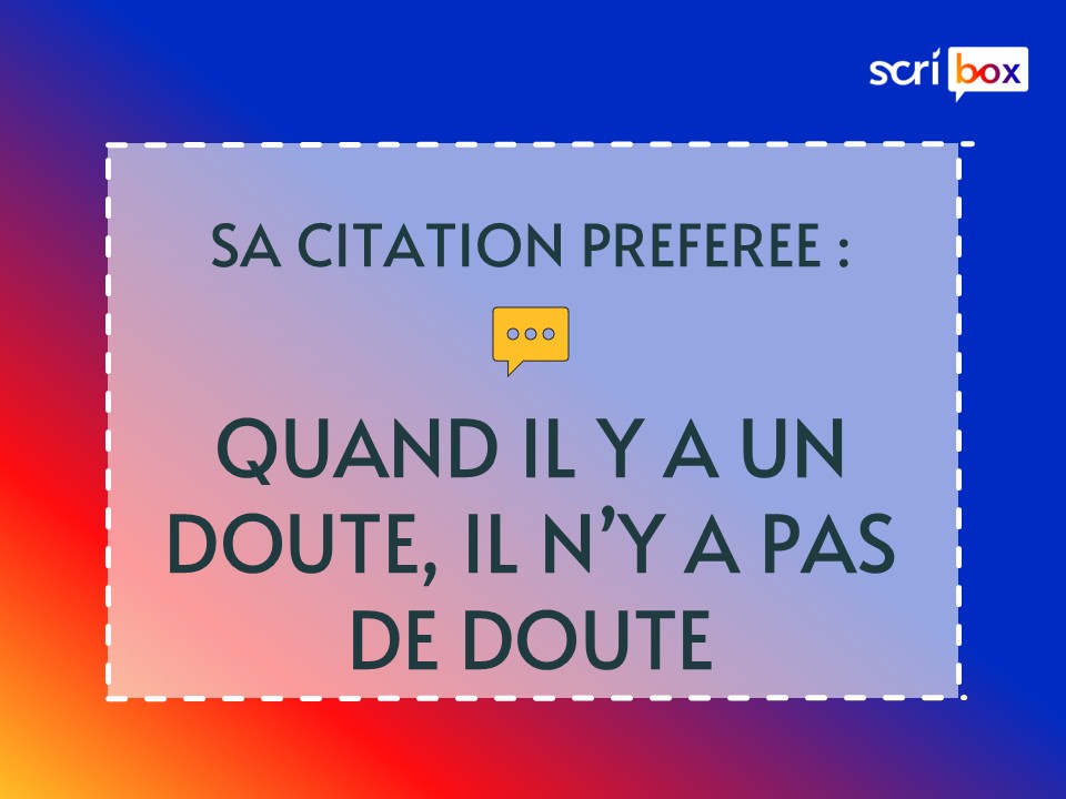 Valentin Soler gendarme maritime citation préférée